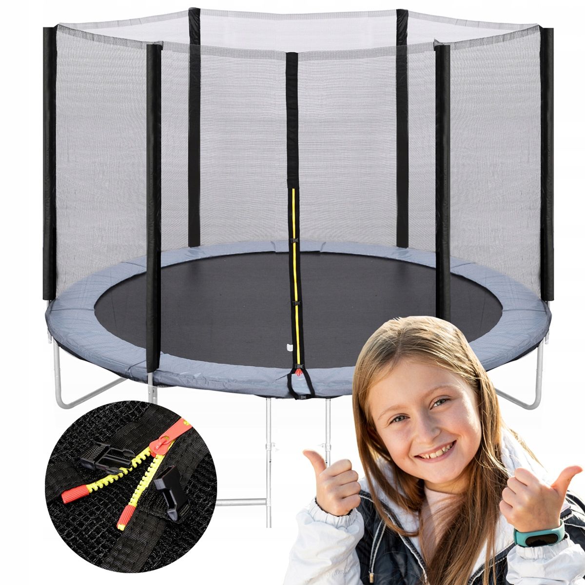  Inländisch sicherheitsnetze für trampoline 10ft 300-312 6 spalten schützend i fest