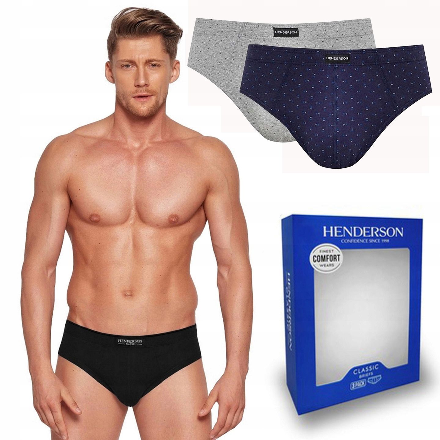  Briefs henderson classic 1446- 3 pcs. size l k632