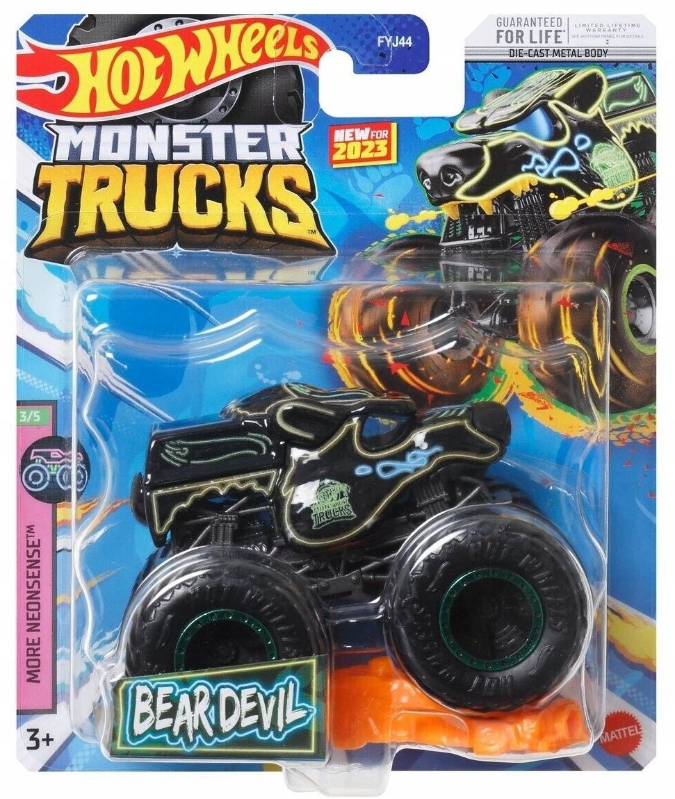  Rebel-lion liūtas beast bajeriai 3/6 monster trucks automobilis hot wheels uola 1:64
