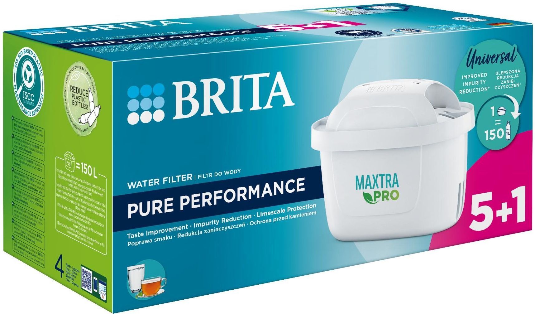  Filtra kasetne brita maxtra+ šķīsts performance 6 datoriem.