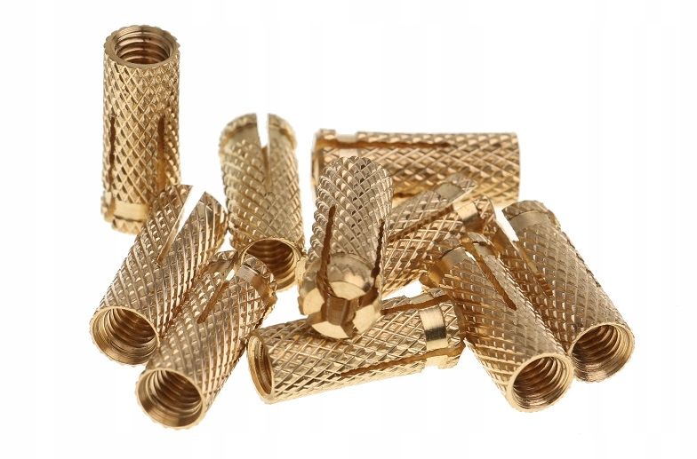  Kotva pouzdro uklidňující mosaz napíchnul m8 x 28 mm 10 ks.