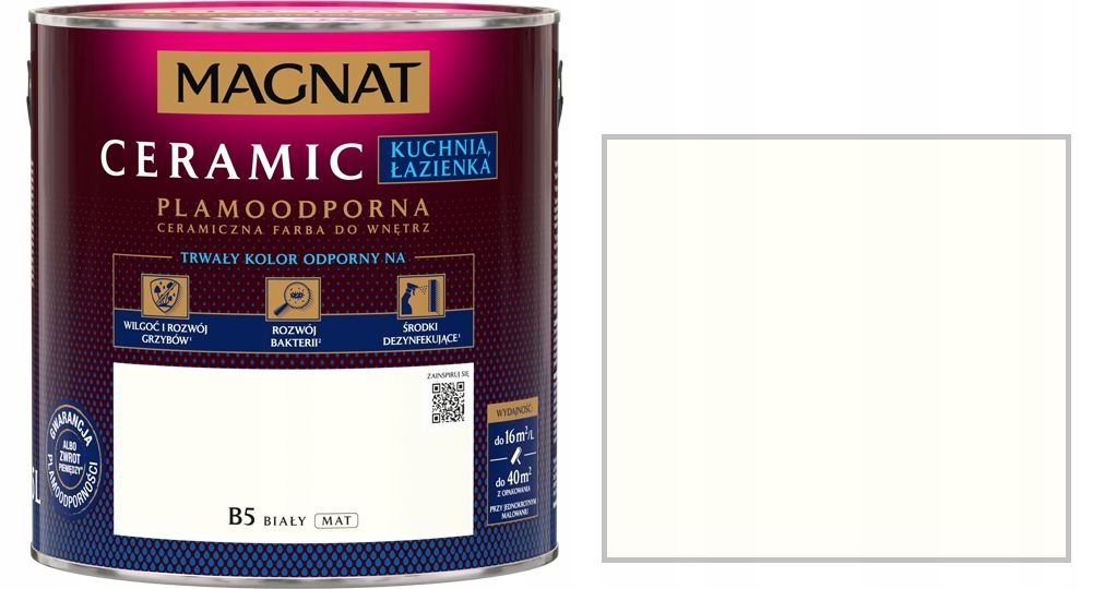 Magnat ceramic kuchyně koupelna 5l - b5 bialy (dříve: b5 čistý bílá barva)