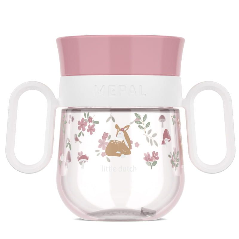  Mepal little dutch vzdělávací pohár aby se naučil pít s držáky fairy garden