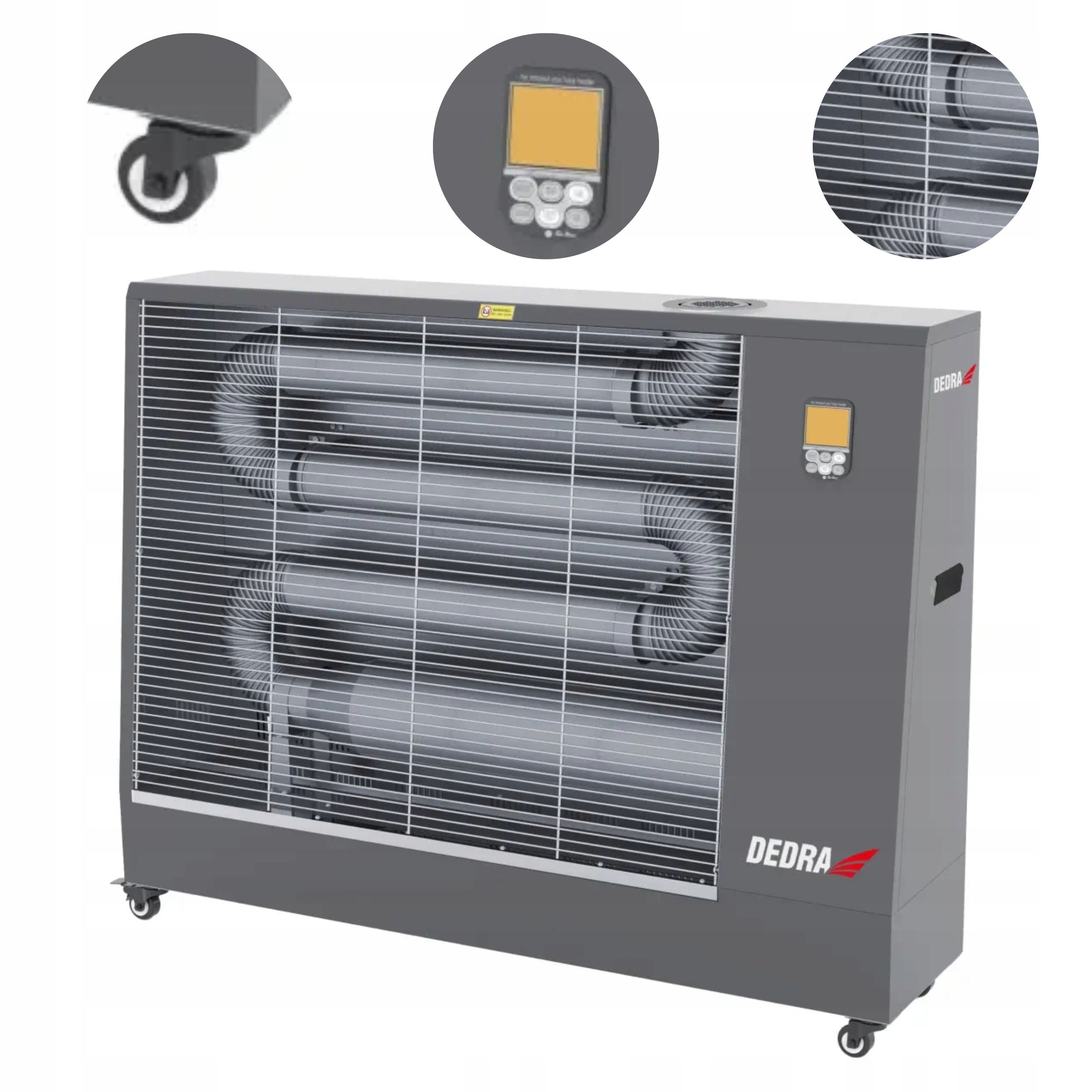  Dedra lila heizung 51kw thermostat 50l 1100m3/h räder ded9964at