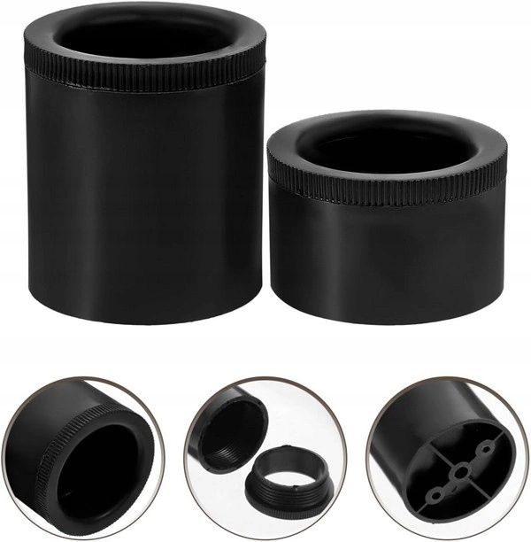  Jalad kummist ümmargune must mööbli jaoks – 25x20x13mm – komplekt 4 arvutid.