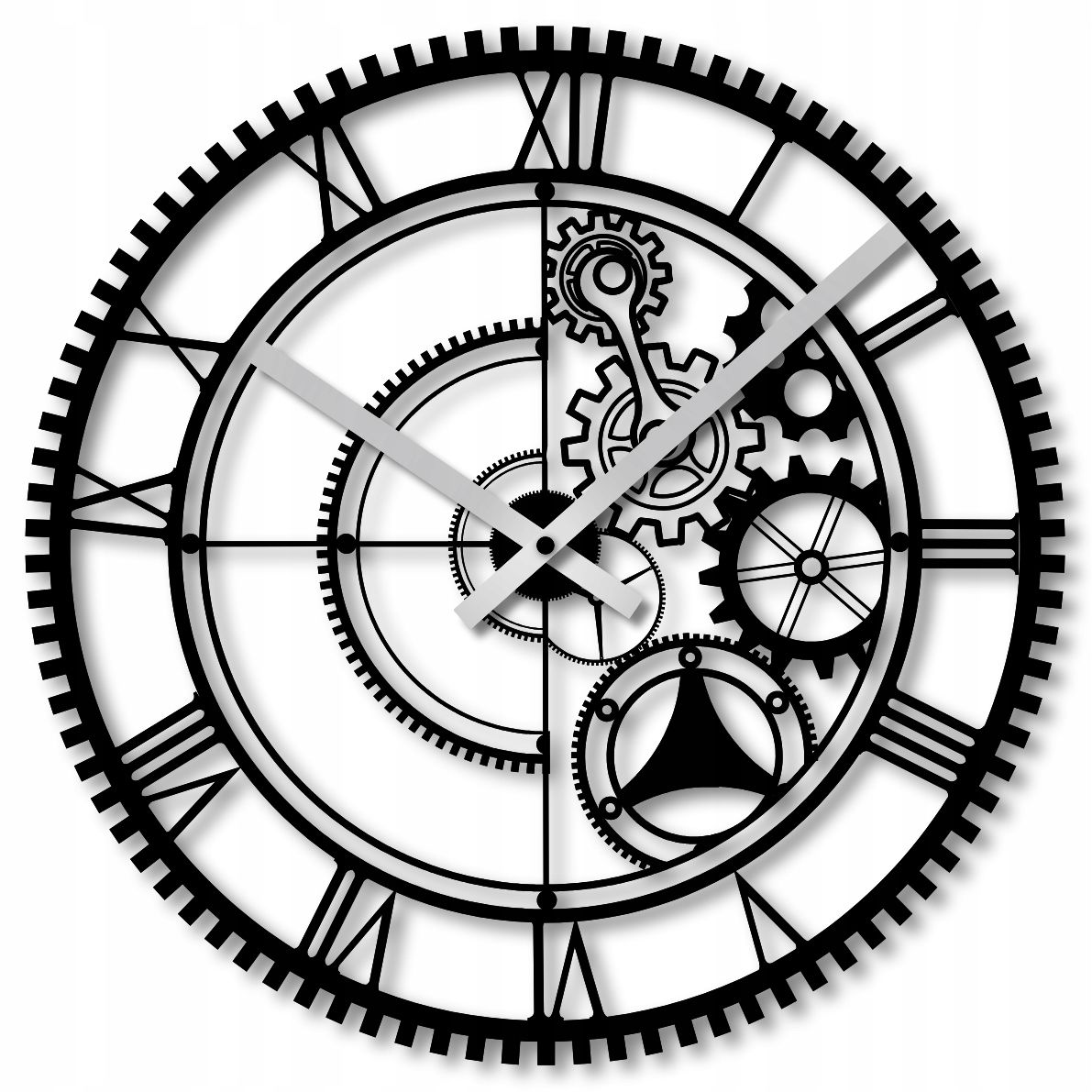  Wall clock 60 cm clock on the wall big clock openwork classic big numbers