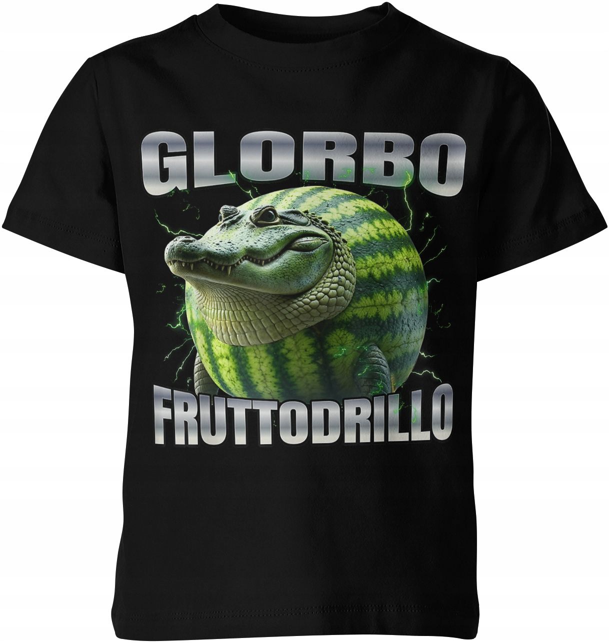  Tričko glorbo fruttodrillo brainrot mémy vodný melón krokodíl detinské