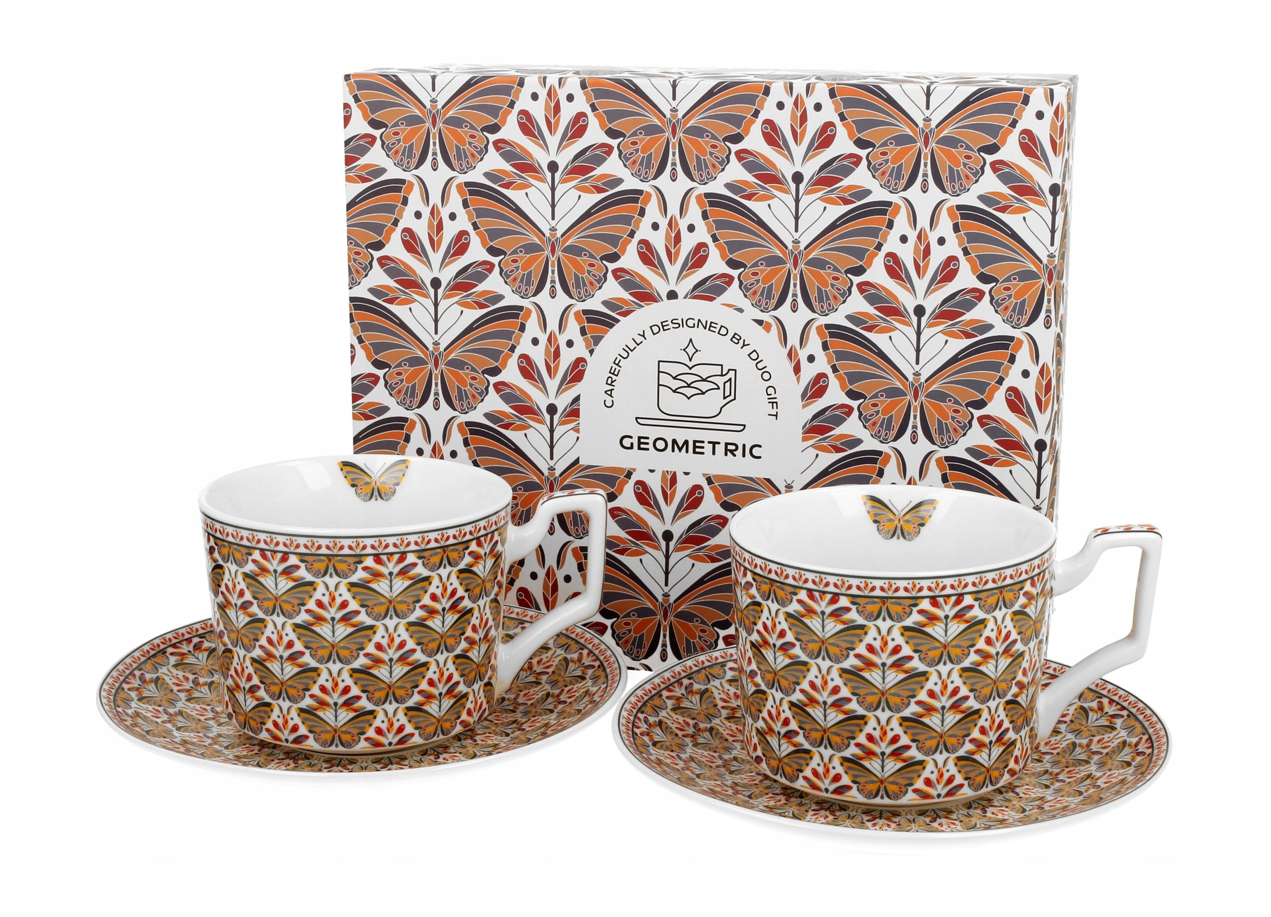  2 cups espresso with saucers safa