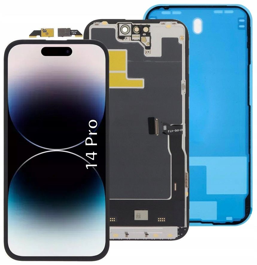  Oled ekranas į "iphone" 14 pro lcd ekranas lengvas montavimas +tarpiklis