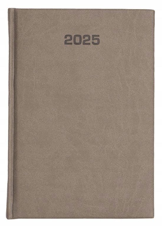  2025 pracovní kalendář b6 dní hladký čokoláda eko kůže kapesní kalendář