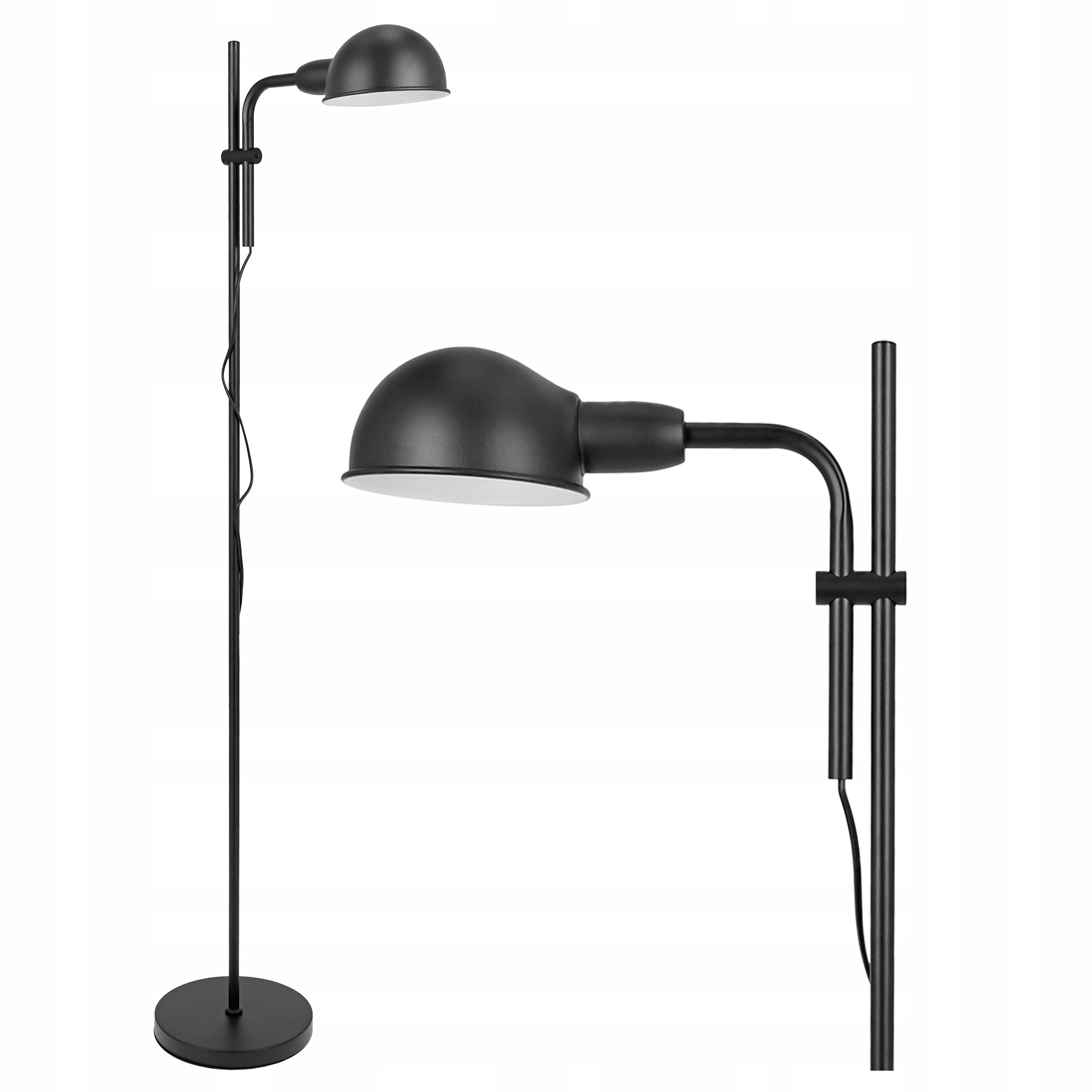  Stehleuchte led-licht zum lesen nachttisch 1x gu10 schalter 160cm