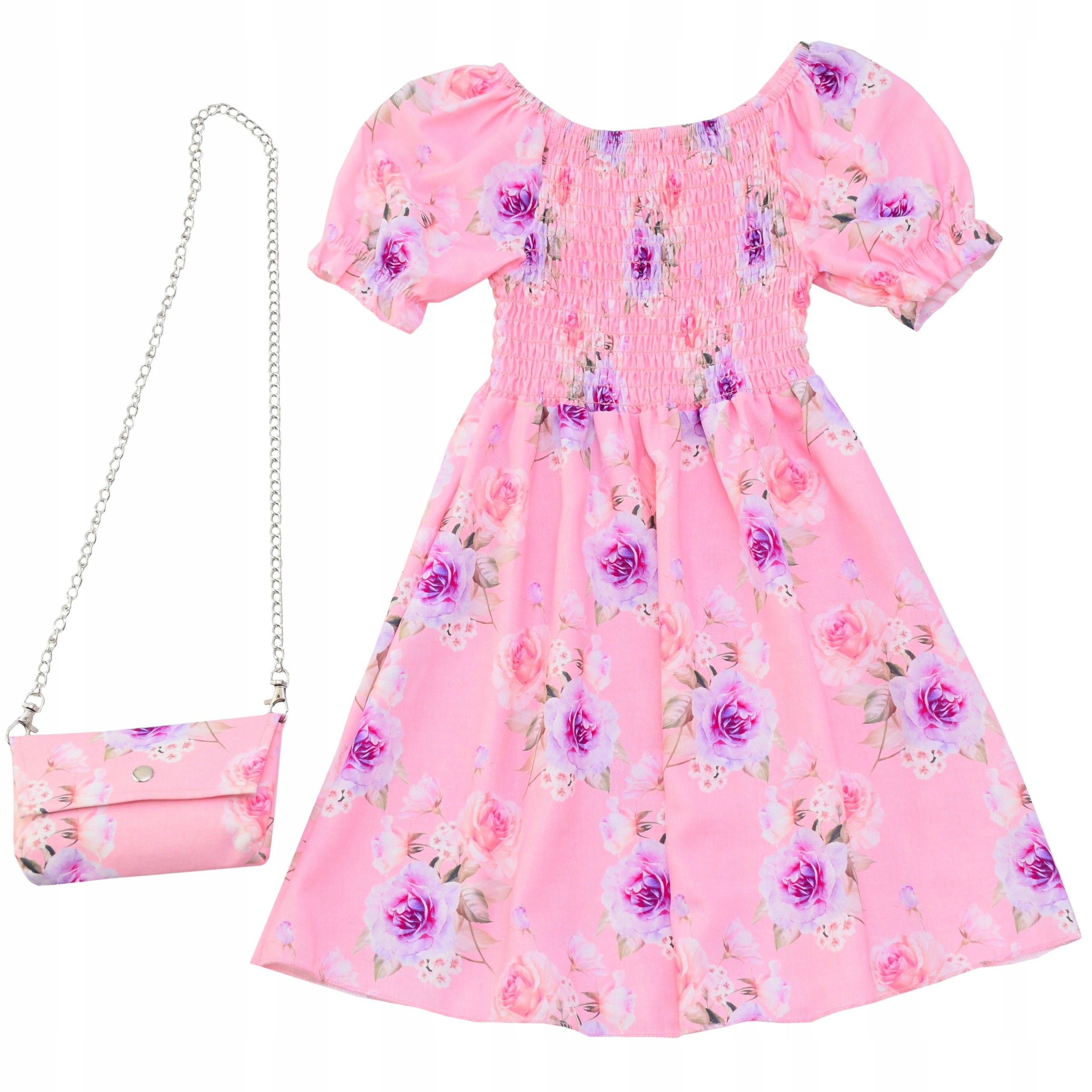  Kleid für mädchen weiß schmetterlinge handtasche jahr blumen muster für ein kind 6 y