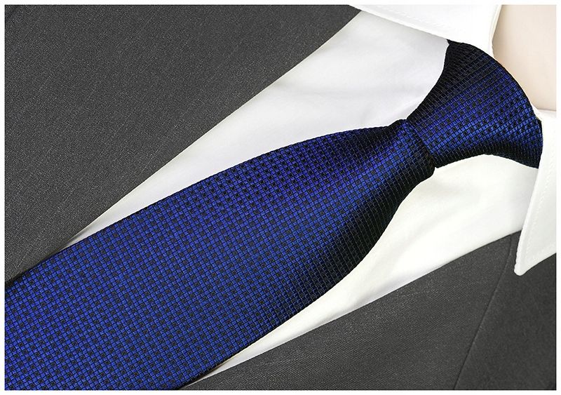  Klasický jednobarwny rovný uvázat 7cm muž za kostým jacquard rr32