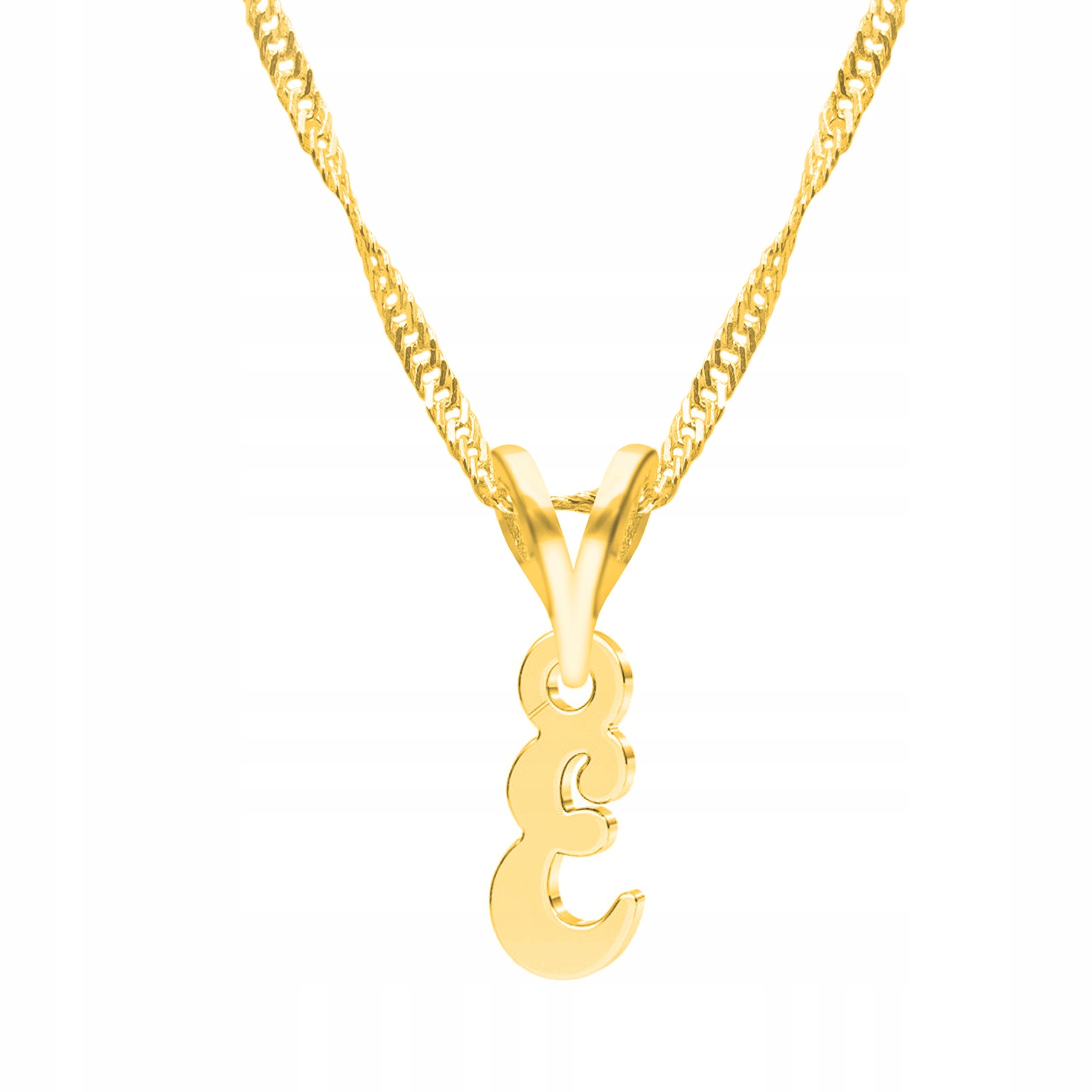  Goldkette halskette 925 mond hörner