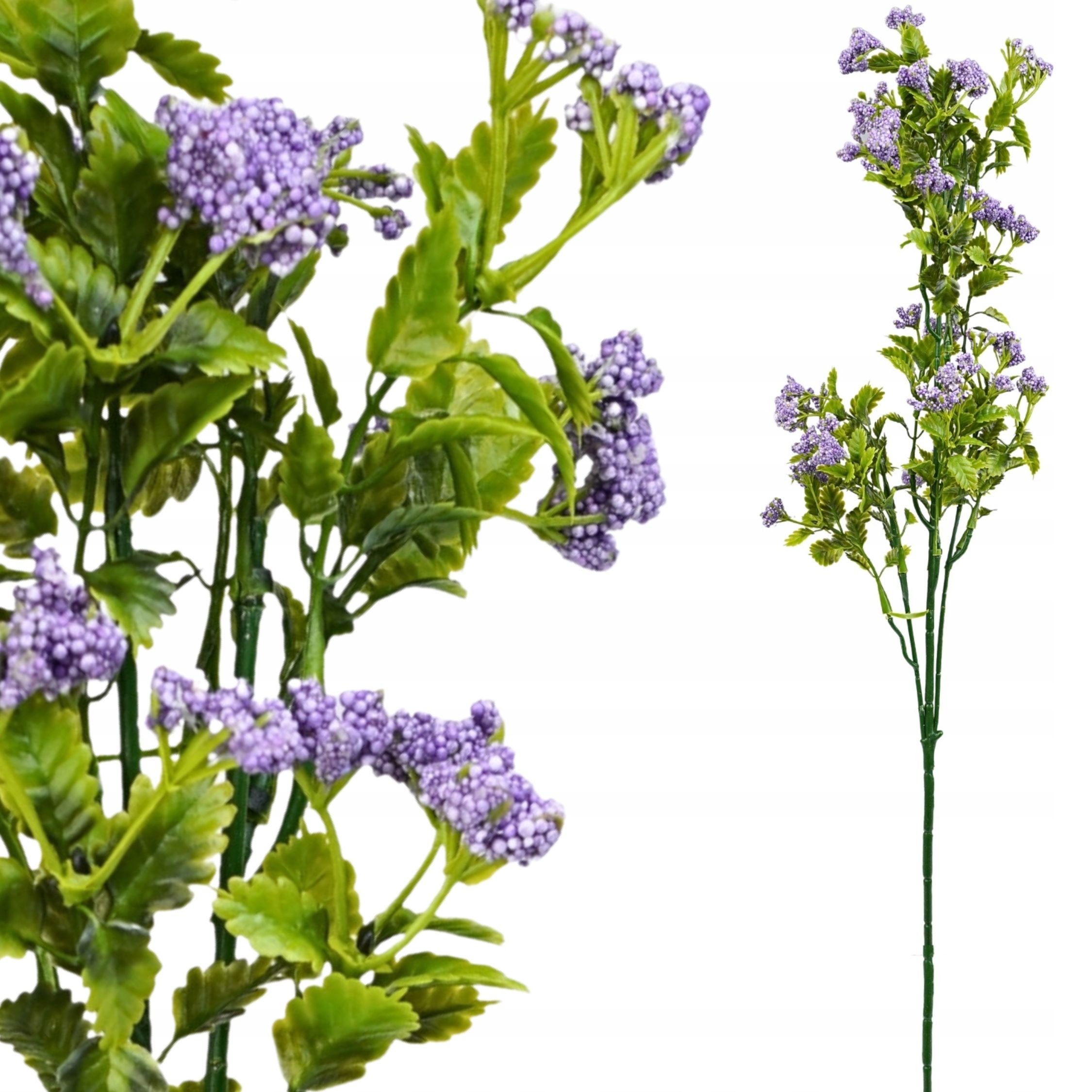 Dirbtinės gėlės gipsowka šakelė 32cm tanki violetinė priedas puokštėms