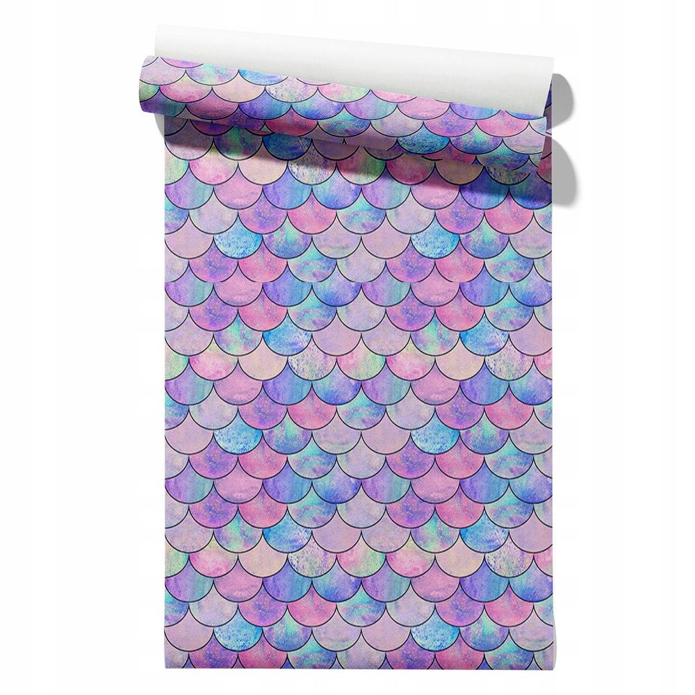  Wallpaper non-woven fabric pastel cherries wallpaper in a roll 50cm x 6,1mb