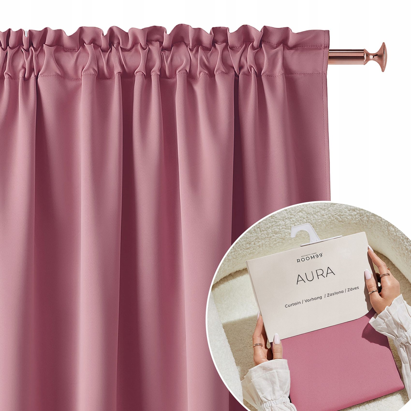  Curtain ready for the living room on the ribbon teeth tunnel 140x240 aura size indian