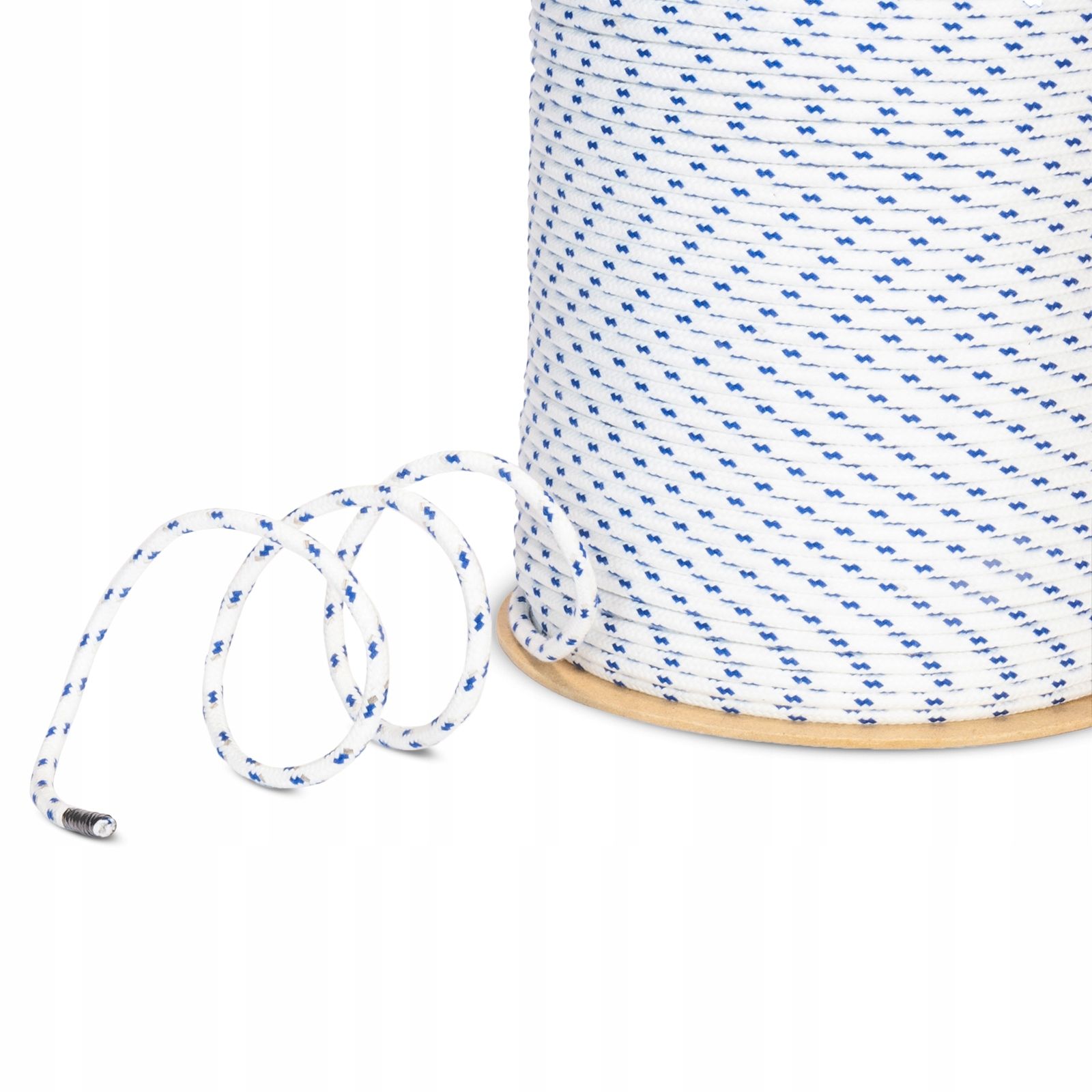  Polyester-segelseil elana segeln 10mm blau w weiß flecken 40m