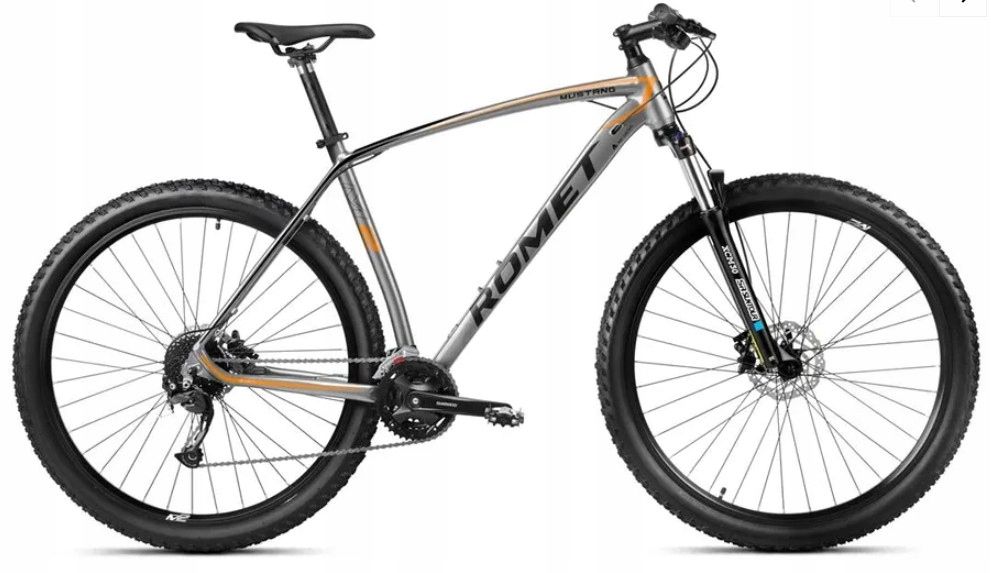  Dviratis mtb romet mustang m2 rėmas 21 colių kolo 29 " juodas