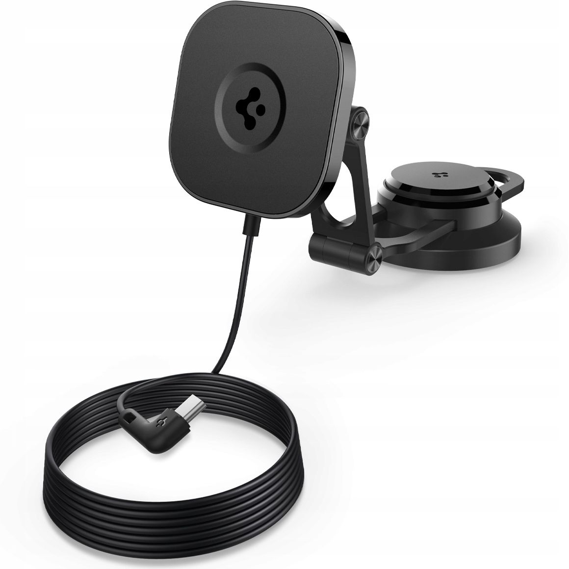  Telefonhalter magnetisch in tesla s 3 x y cybertruck, qi2 15w, spigen