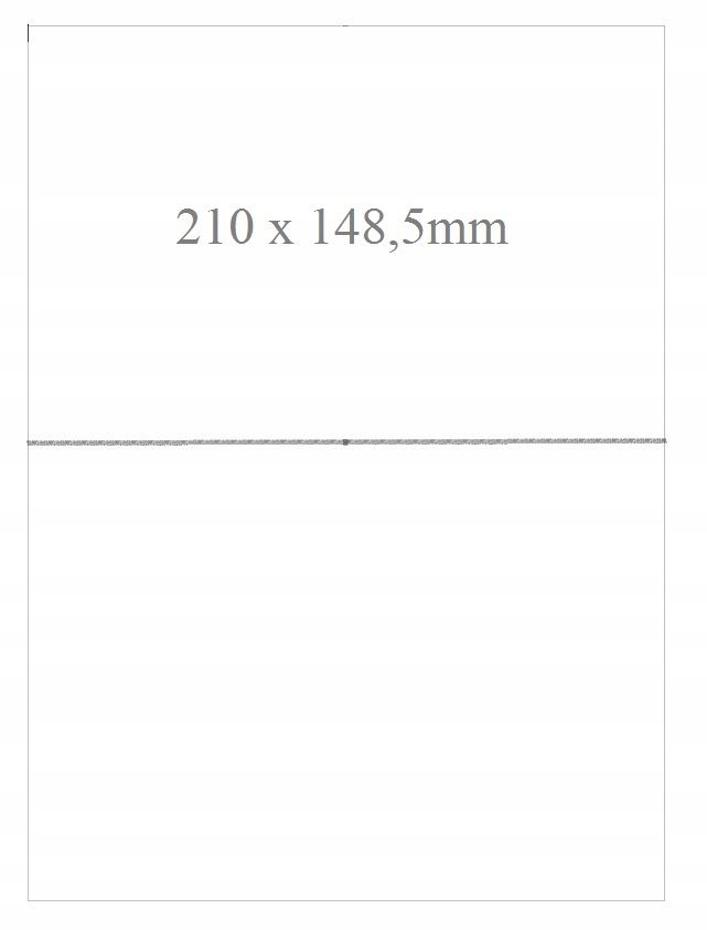  Label stickers for the printer 70x37 2400pcs. 24/a4