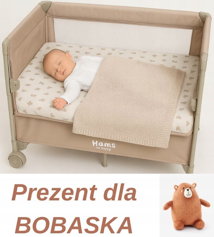  Skladacia postieľka pre deti nastaviteľná výška dar plyšové medvedíka