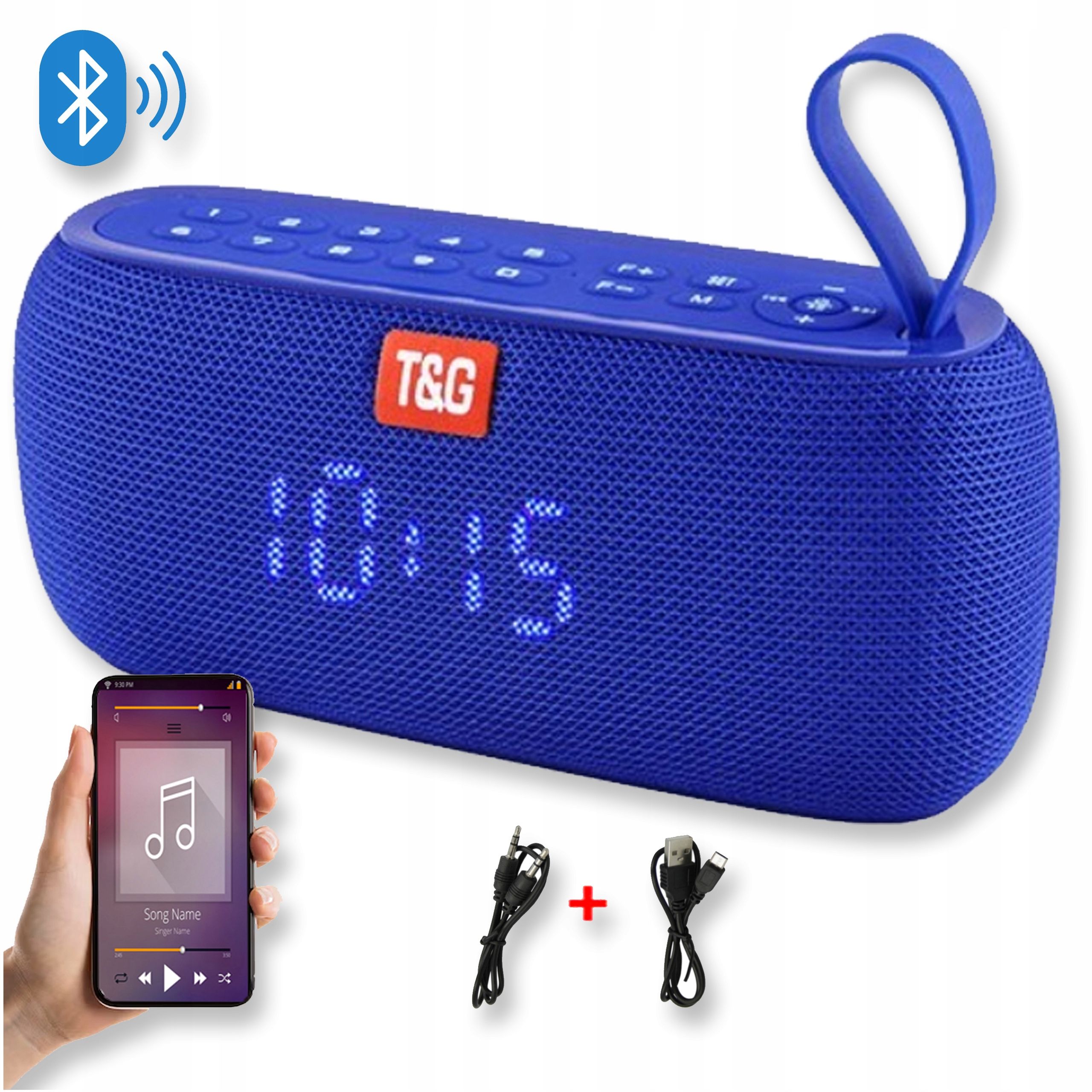  Speaker with bluetooth function portable wireless audio usb fm mobile radio aux sd