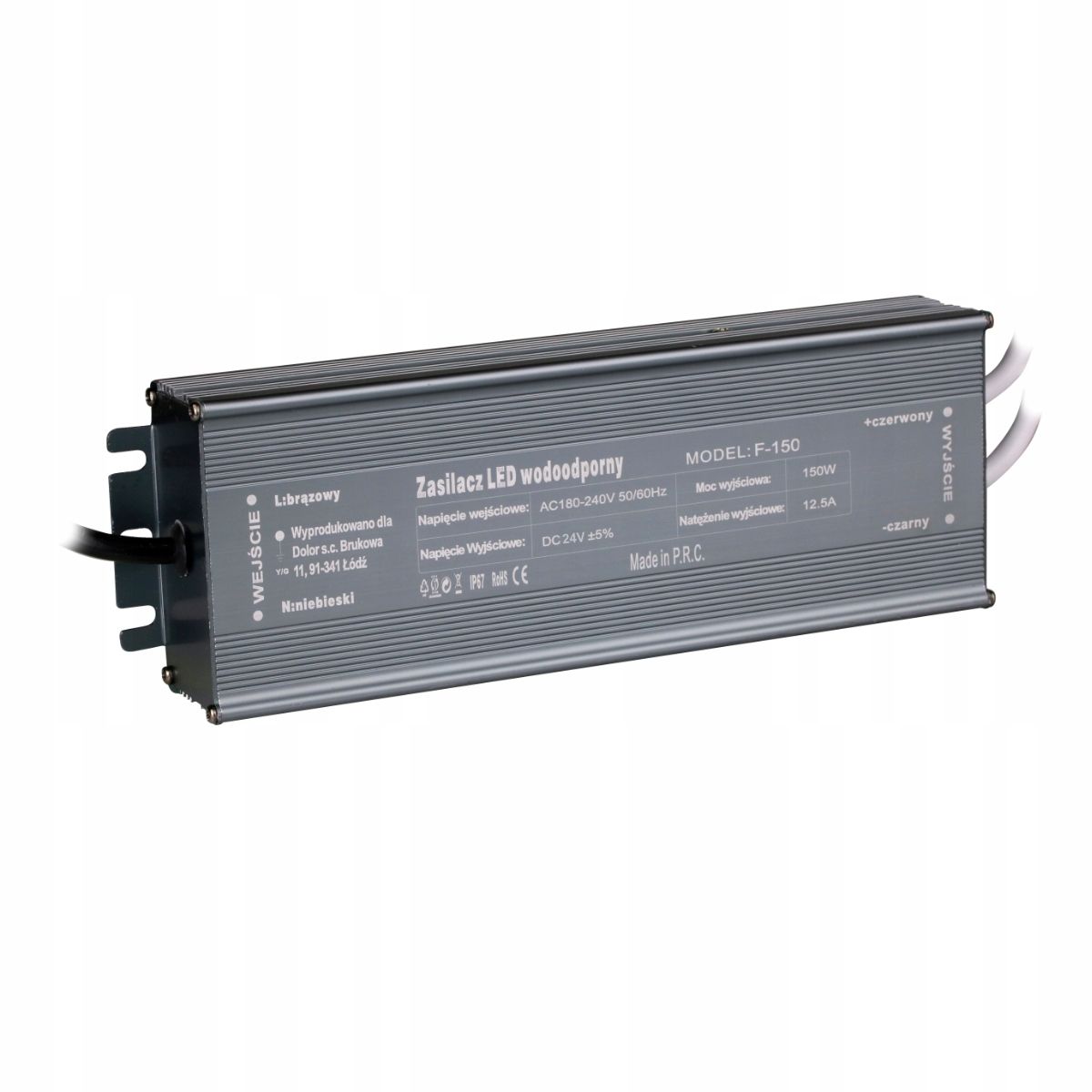 Maitinimo šaltinis 15w 12v vandeniui f-s15-12 brillo