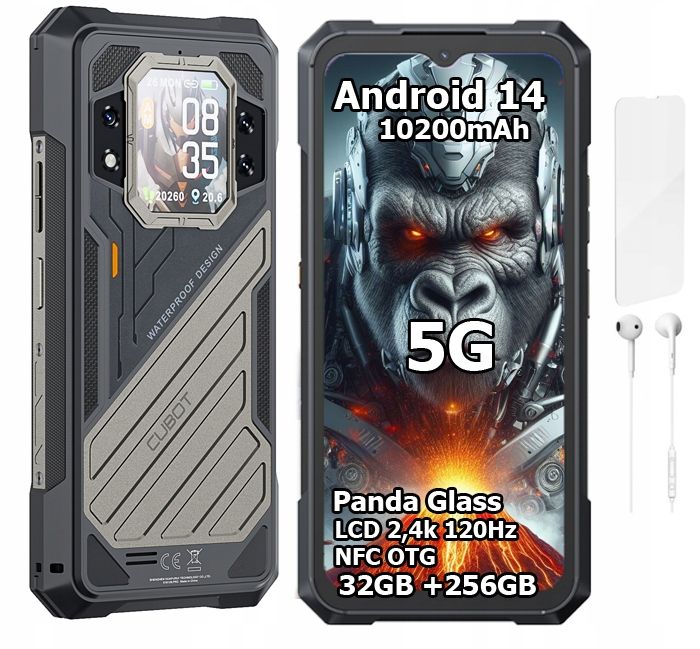  Smartphone cubot king kong star 2 24/256gb dual 5g armored ip69k military