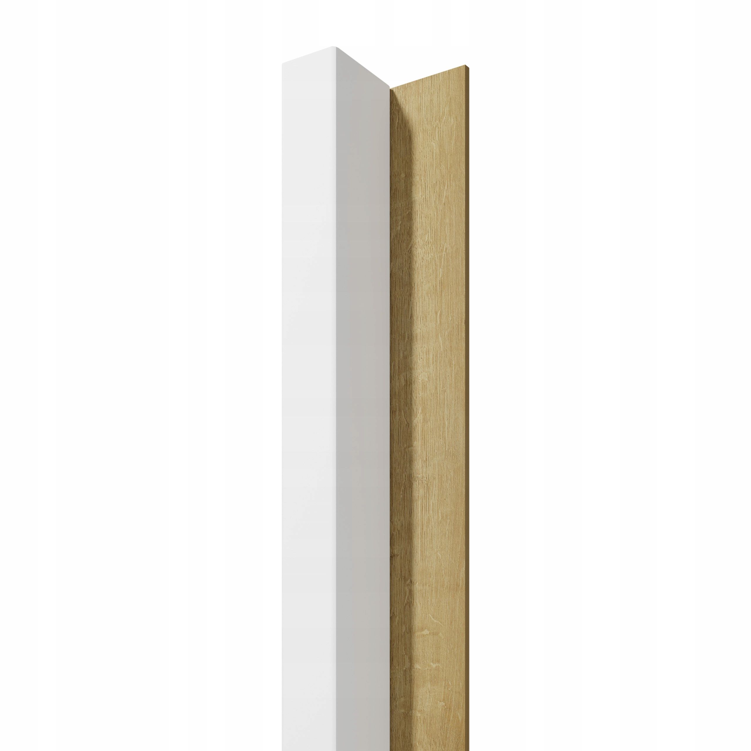  Seina liistud akustiline taldrikul plaadid valge 3d 275x6cm wotan looduslik