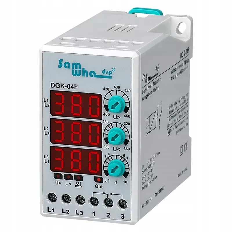  Relay startup star-triangle 24vdc/230vac