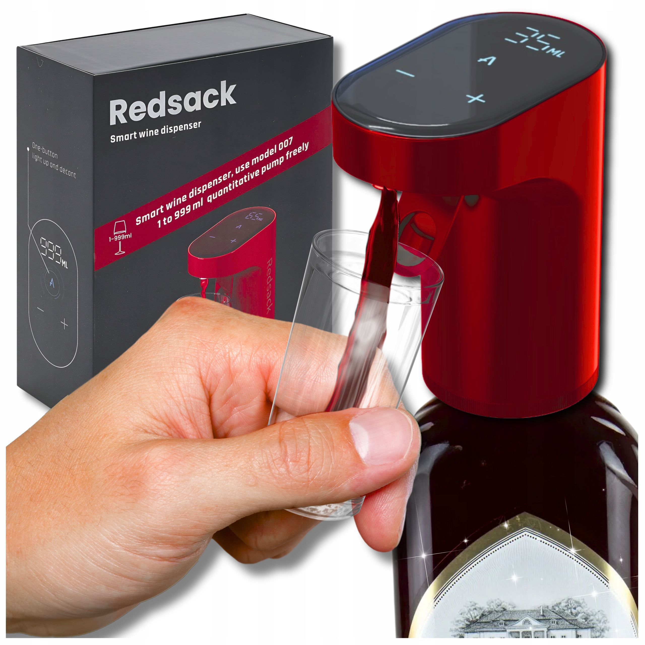 Elektrisks smart piltuve sūknis dzērieniem vīns redsack wp-007