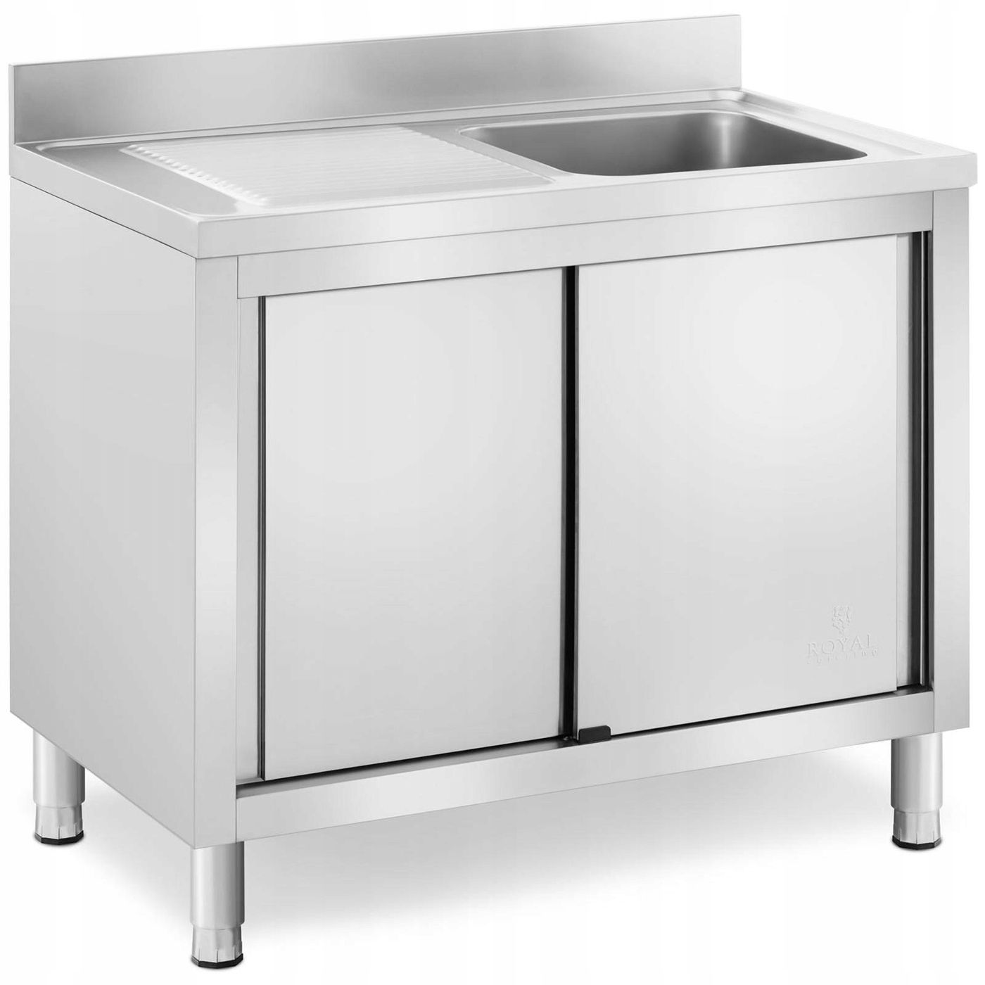  Skříň 100cm s umyvadlem royal catering rc-iks09