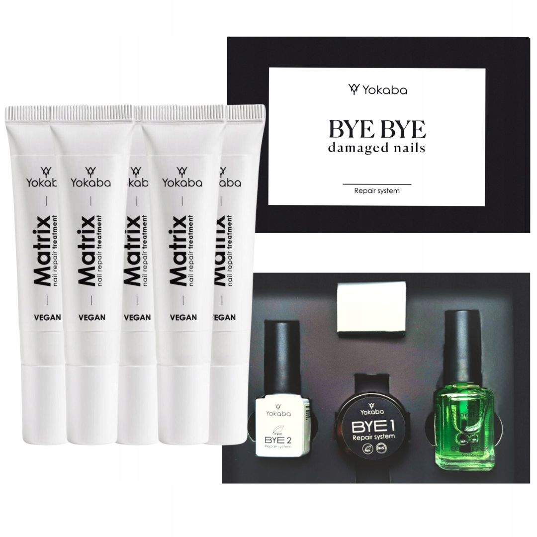  Množina m9 yokaba byebye robiť rekonštrukcia klinec + 5x gél matrix nail repair