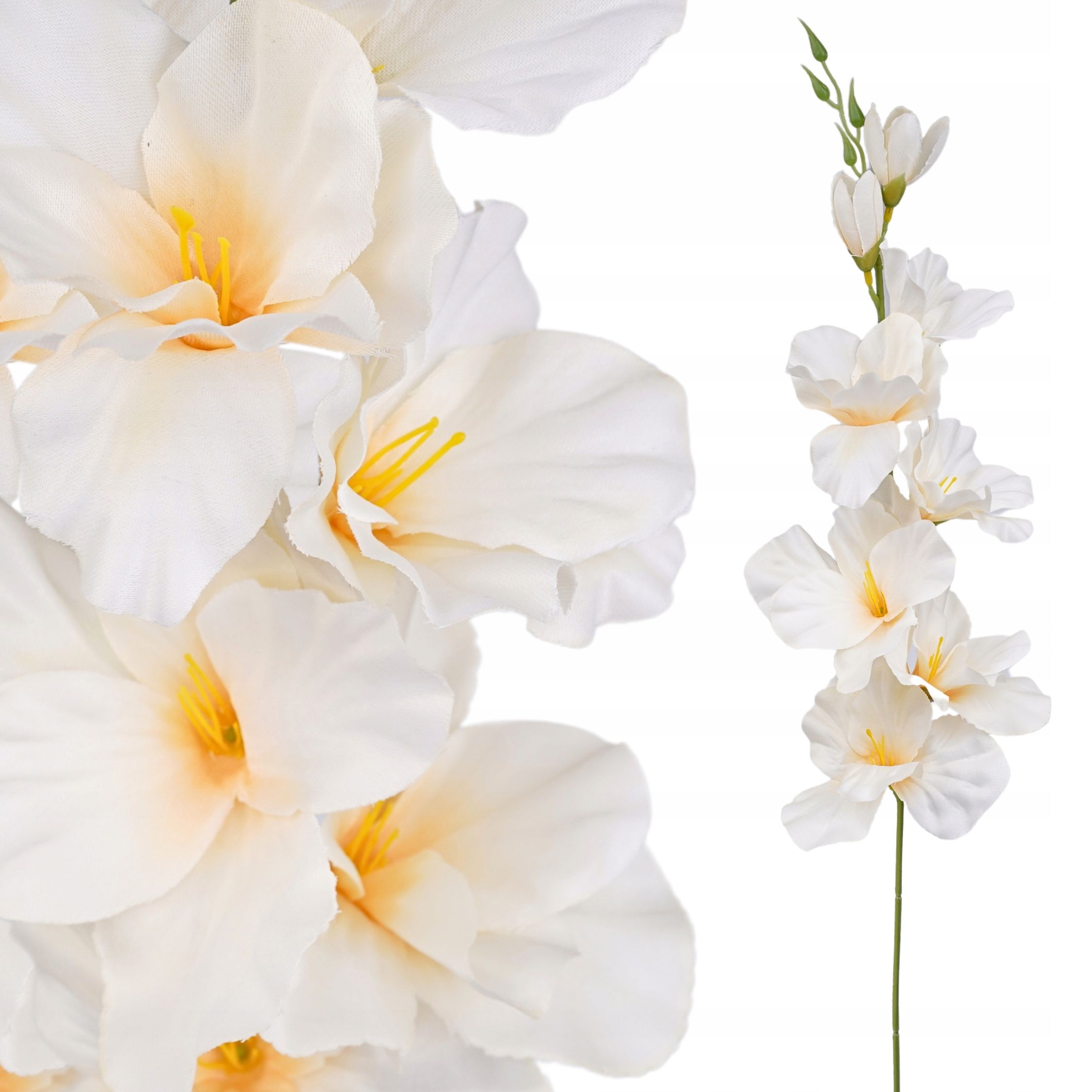  Mākslīgais zieds orhideja zars dekoratīvs rotājums florists pik 62cm