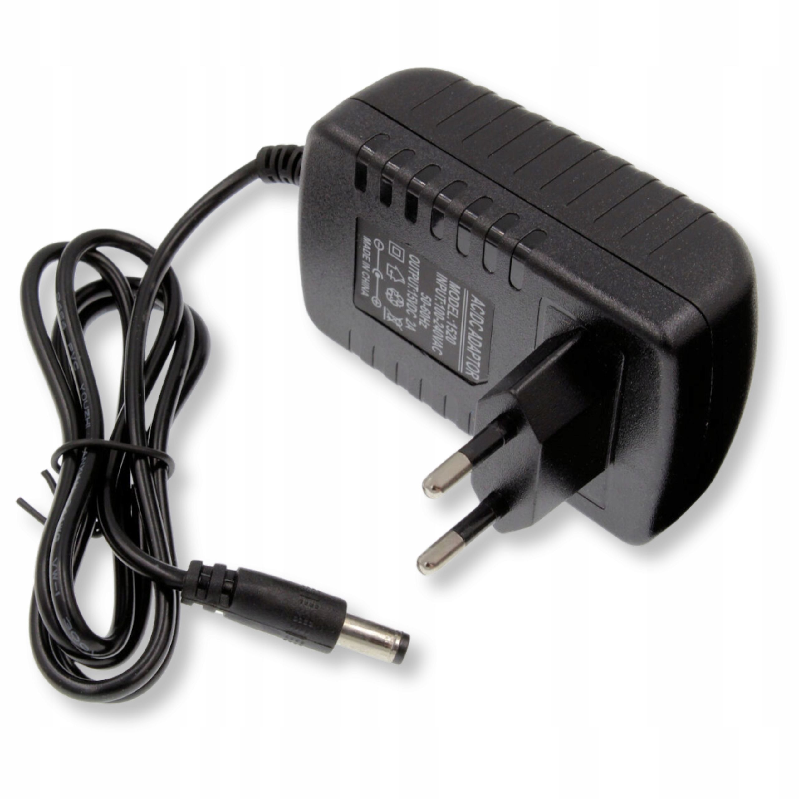  Maitinimo šaltinis 9v 2a 18w impulsinis stabilizuotas kištukas dc 2.1/5.5mm + kabelis 90 cm