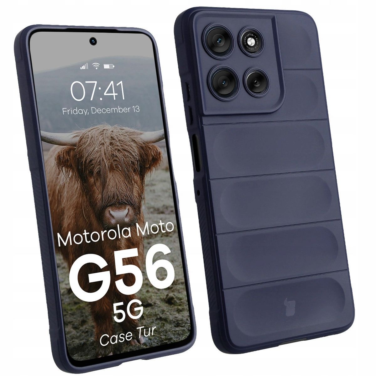  Prípad bizon robiť motorola moto g56 5g, vystužené chrbát telo case