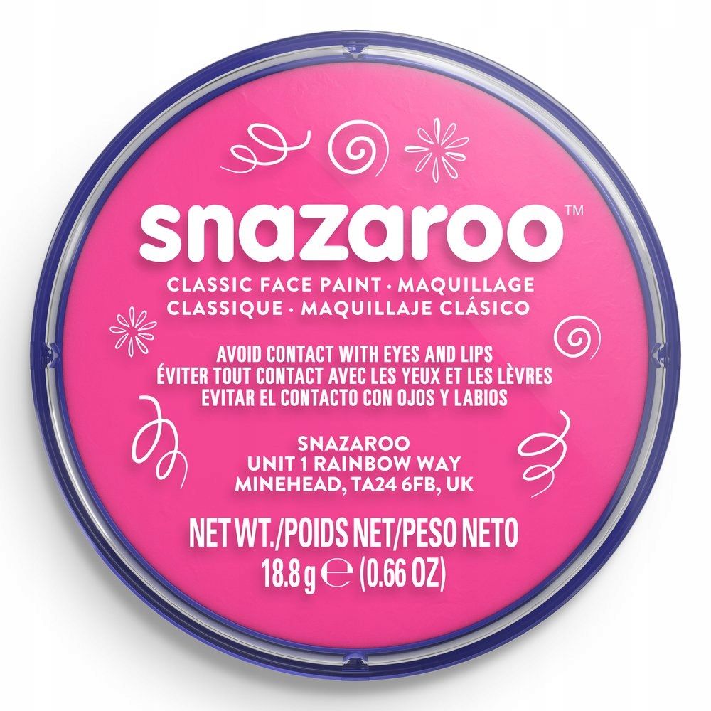  Soubor 8barvy x 18ml malovat pro malování na obličej malovat 1172039 malovat snazaroo