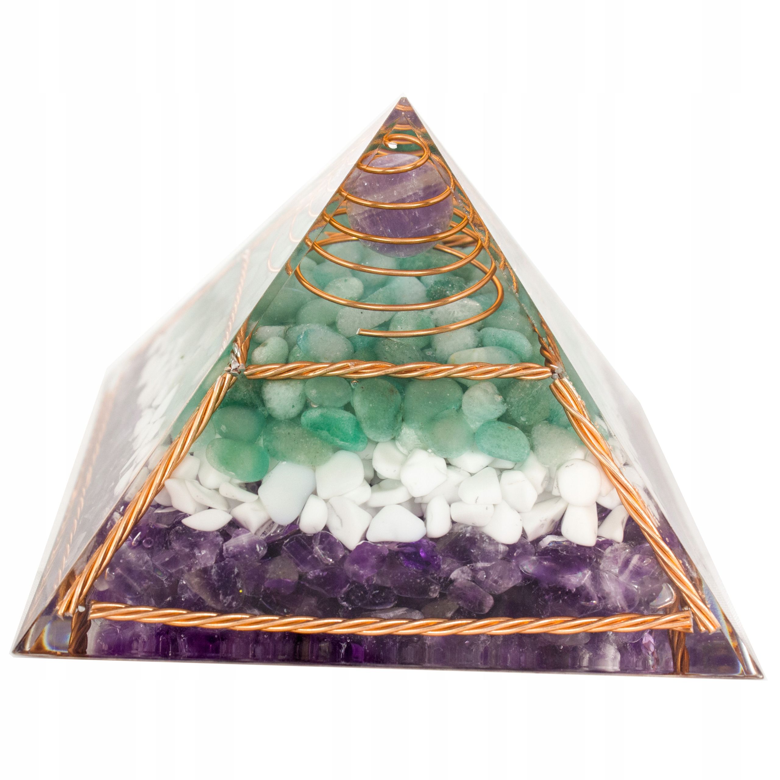  Pyramide orgonit amethyst lazuryt oliwin tigerauge feng shui chakren 5cm