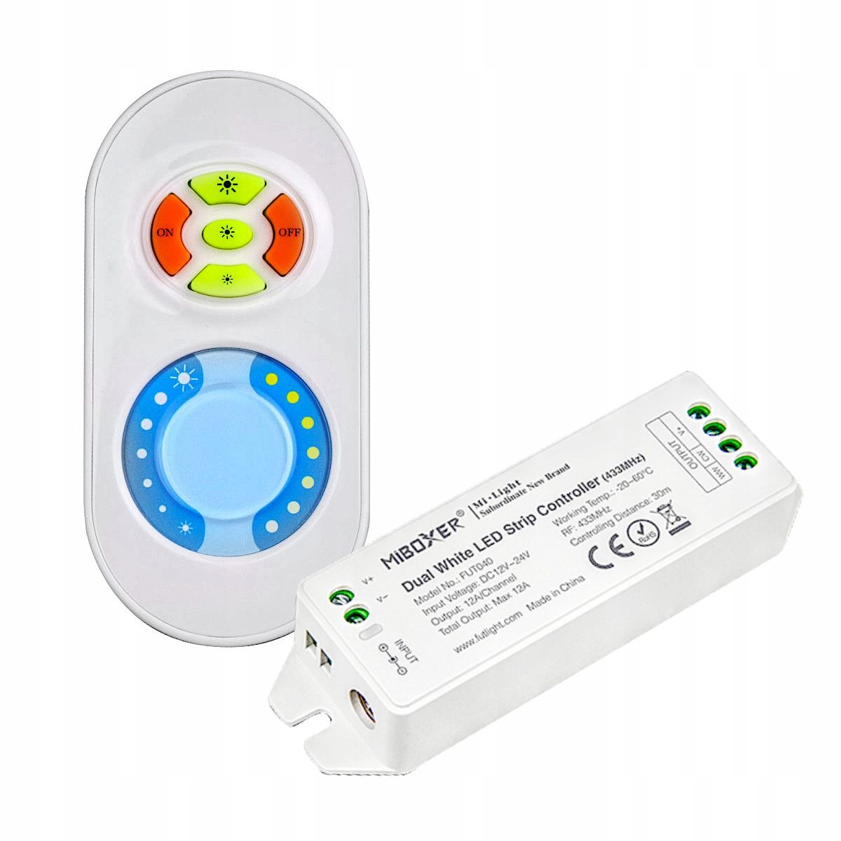  Waterproof controller miboxer fut038sp rgbw zone controller 2.4gh ip65
