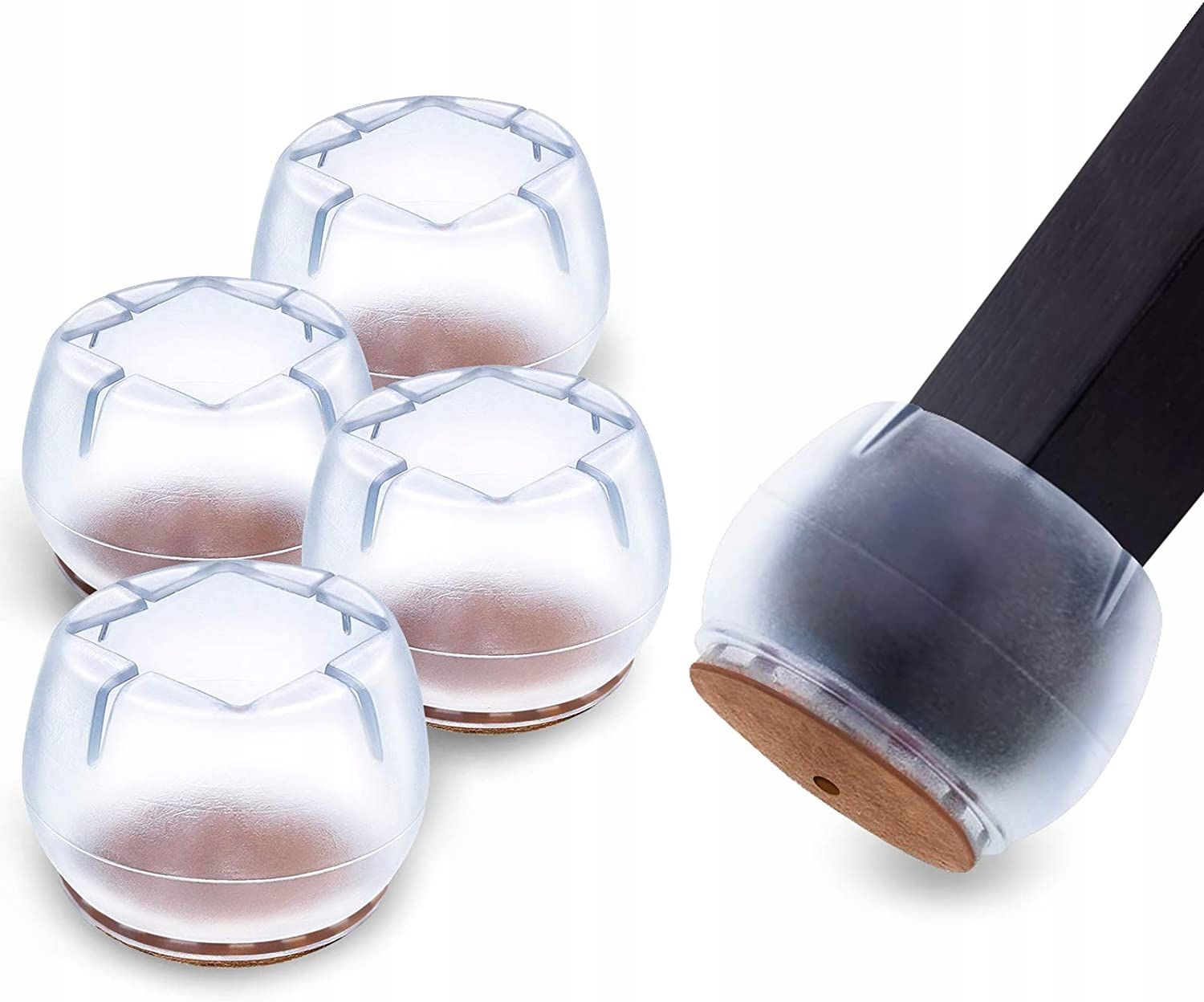  Čepice pro nohy židle tabulka vyztužené základ 12mm