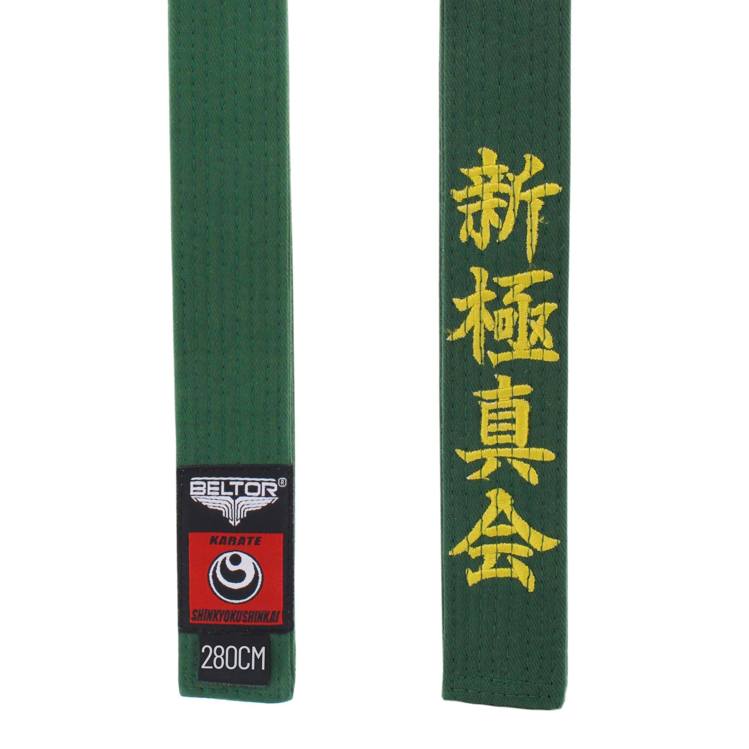  Beltor blau gürtel karate shinkyokushinkai mit stickerei in karategi 200 cm