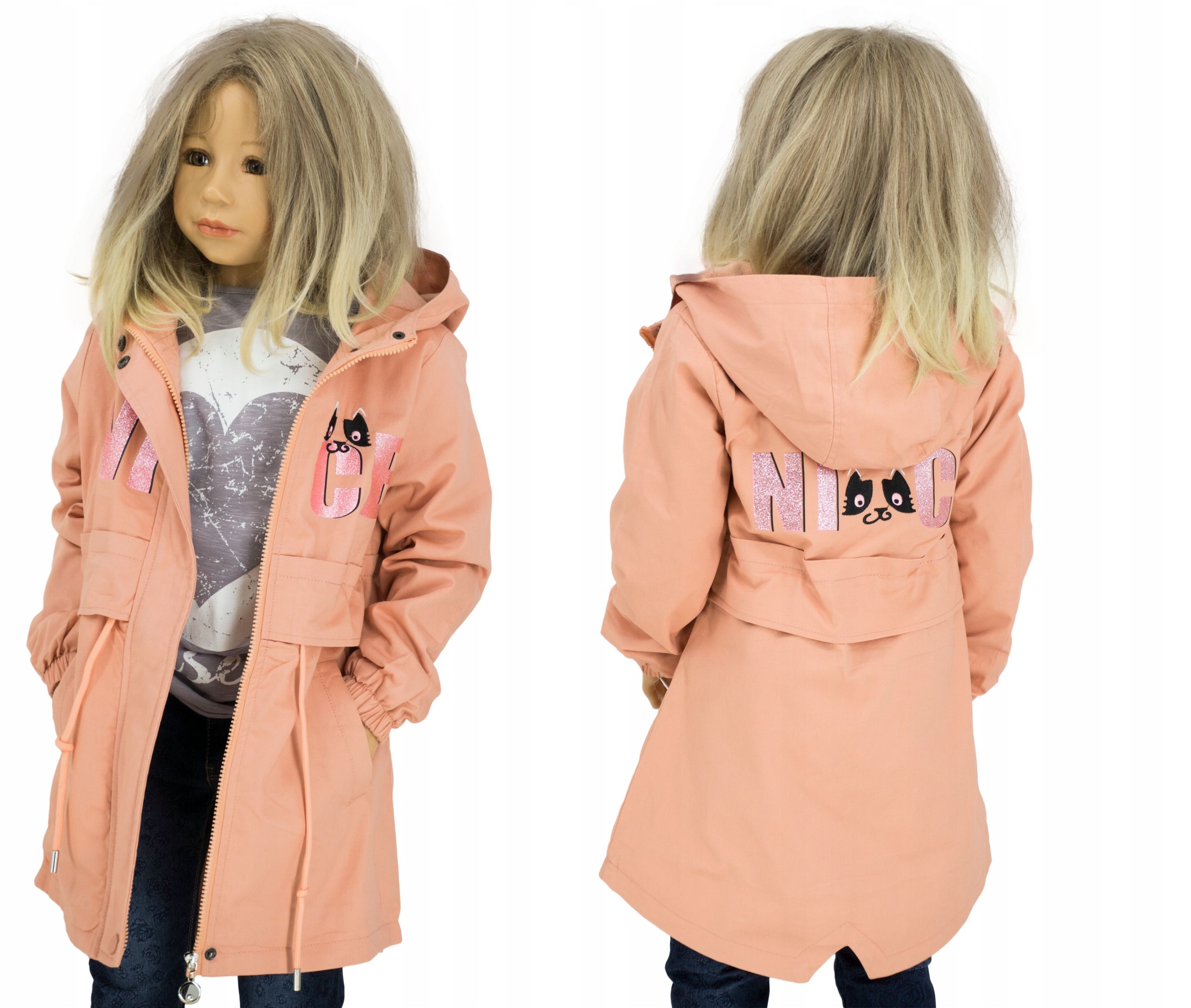  X043 baumwolle jacke frühling / herbst r 158/164