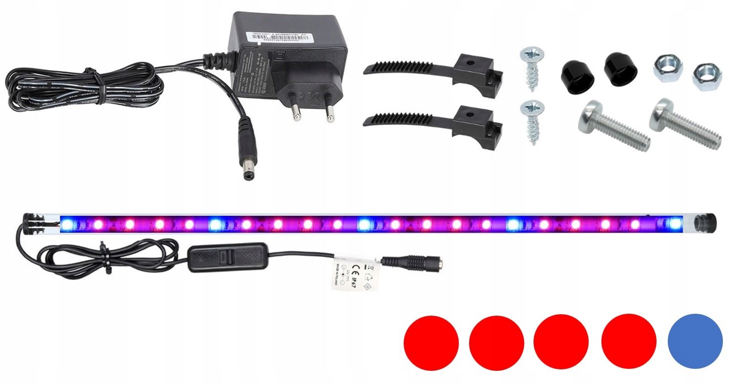  Led zářivka plant rostliny 30cm akvárium grow 1:1