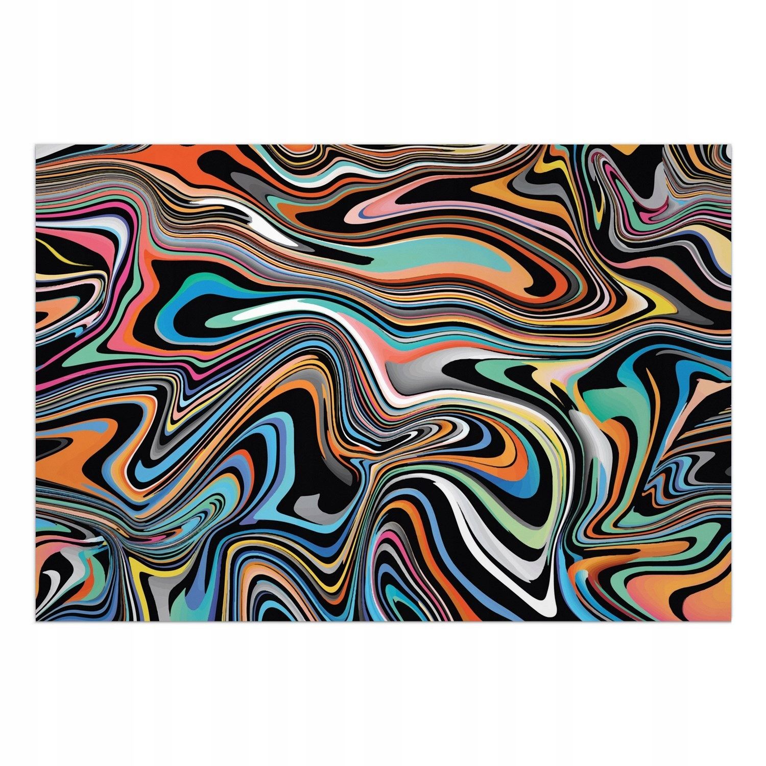  Mat on the floor vinyl modern fence 150x100 cm