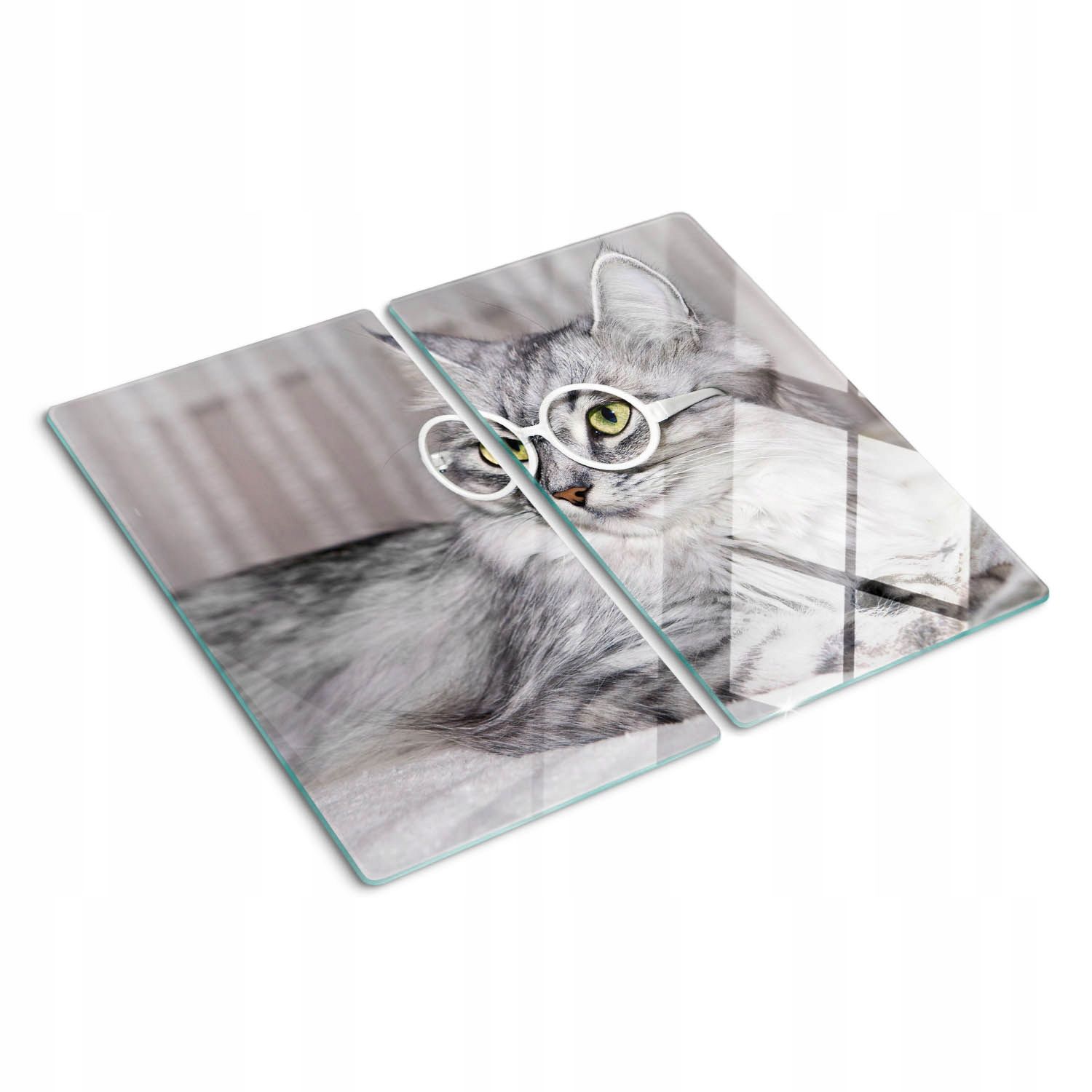  Cutting table glass painting prickly pear 2x30x52 cm