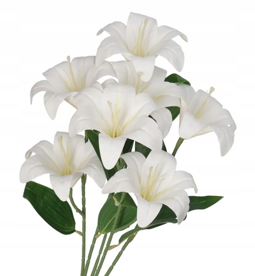  Liilia liiliaid kimbus kunstlilled kuidas elus 58 cm suur kimp