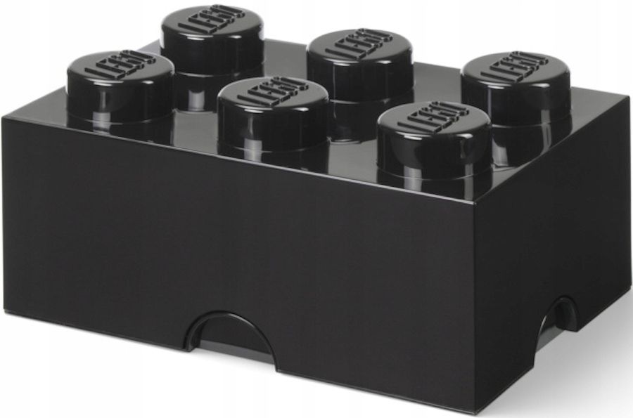  Lego dėtuvė kaladėlė 4 stalčius juodas rašomajam stalui