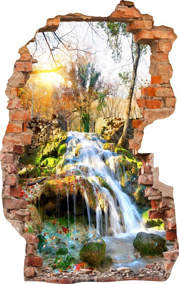  Sienas uzlīmes foto tapetes caurums 688 daba