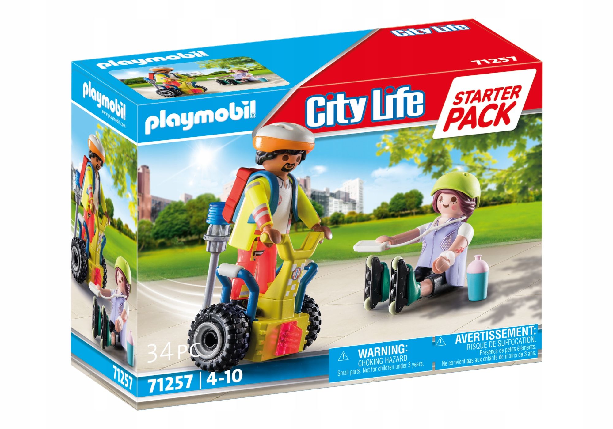  Komplektas playmobil 71423 automobilis su nameliu ant ratų